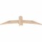 Ekena Millwork Bellingham Smooth Timber Gable Bracket, Douglas Fir, 60"W x 17"H x 1 1/2"D x 5 1/2"F, 7/12 Pitch GBW060X17X0206BEL00SDF - alternate 3